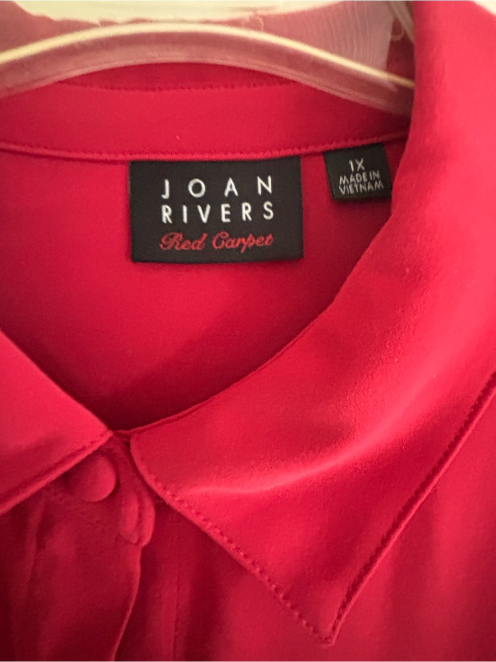 Ruby Red Embellished Cuff Blouse - Joan Rivers - Picture 3 of 4